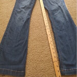 Womens Blue Denim Flare‎ Leg Jeans Size 12